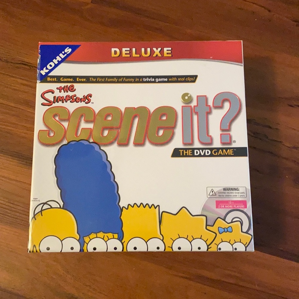 NWT The Simpsons Scene It